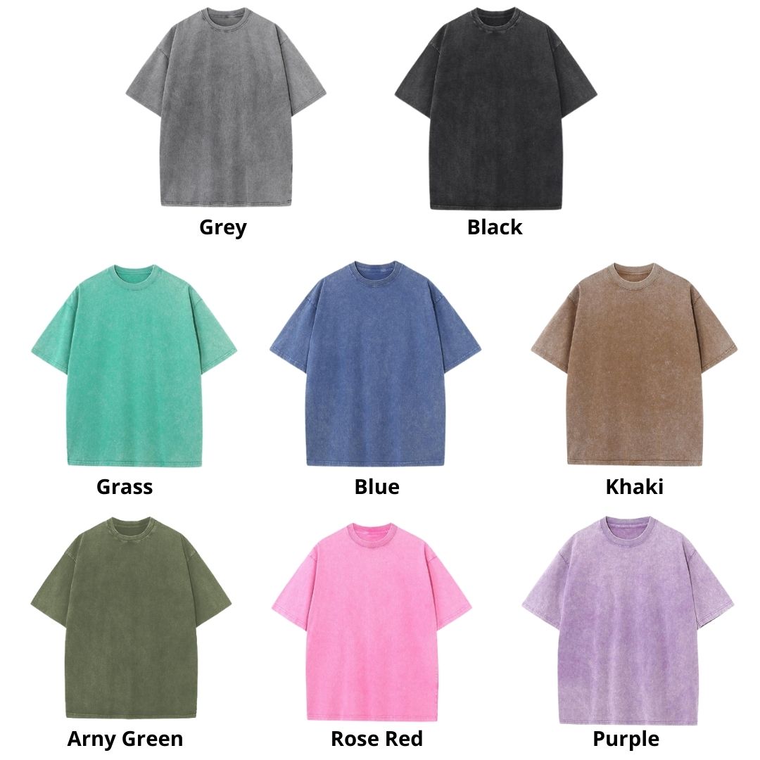 Mineral Wash T Shirt Color - Hell's Paradise Store